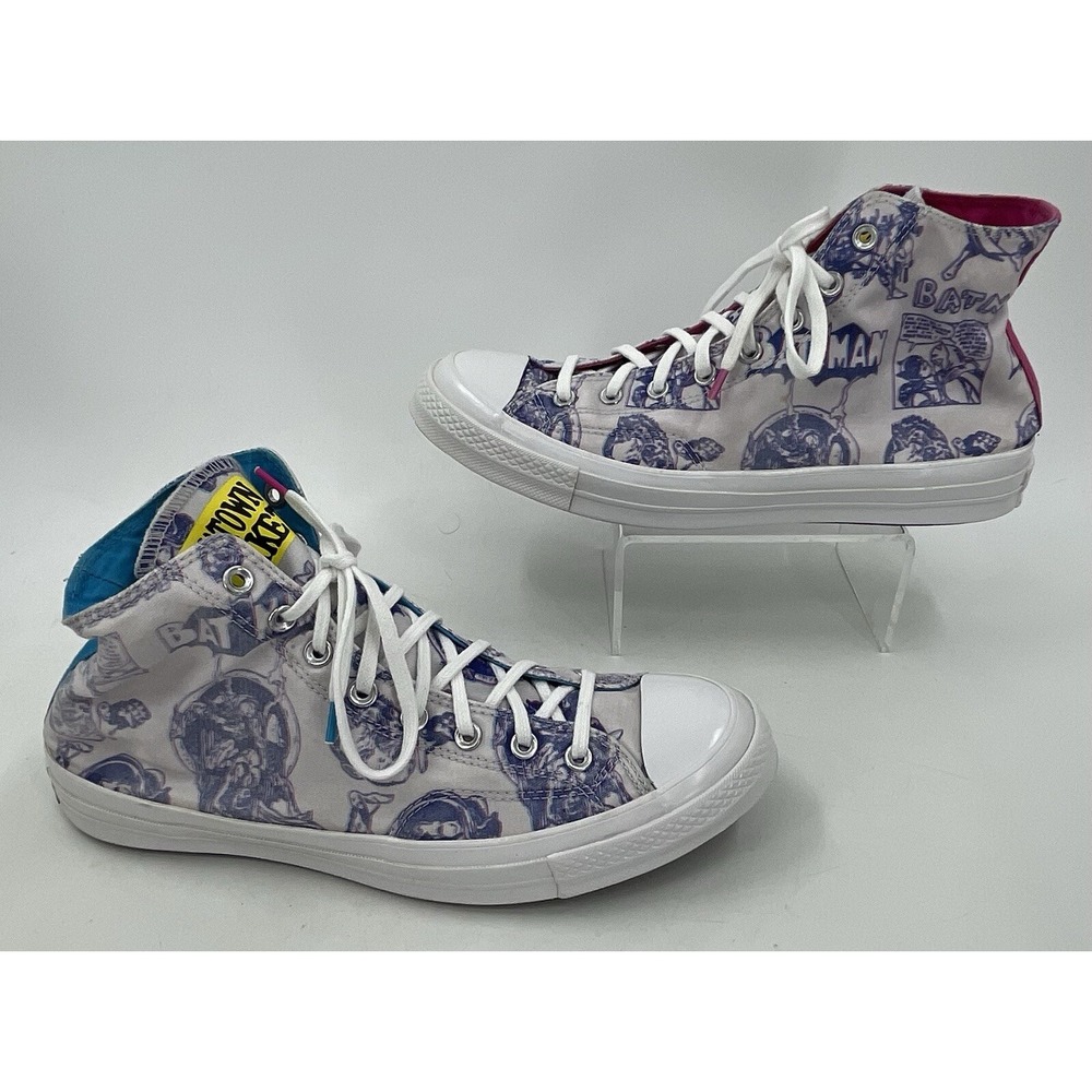 Converse 3D Batman DC 80 Years Anniversary Chinatown 167512C Unisex MW 11.5 13.5 - Picture 2 of 13